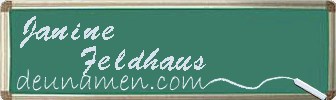Janine Feldhaus Visitenkarte